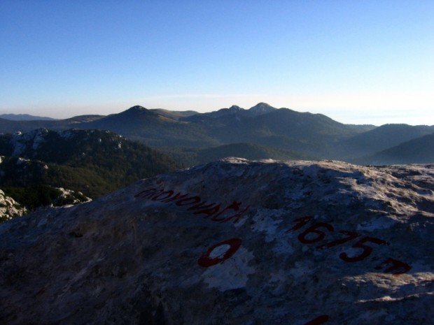 Výhled z vrcholu Gronovača