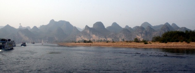 údolí řeky Li