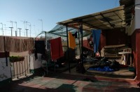 Cádiz - hostel - terasa