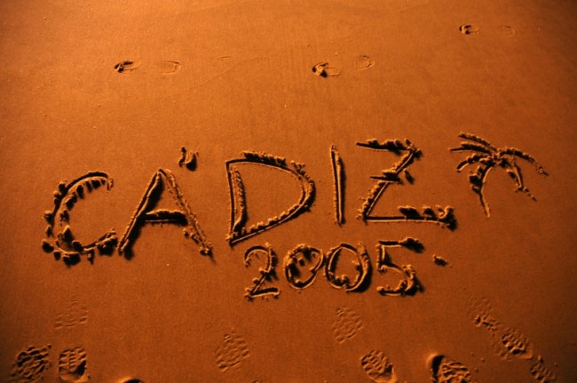 Cádiz v písku 
