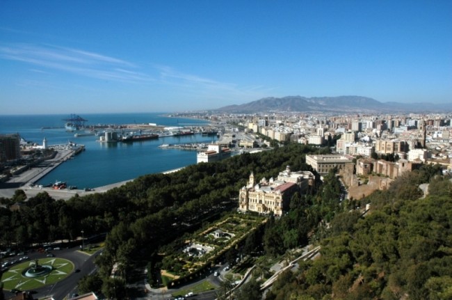 Málaga výhled z pevnosti