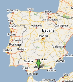 Málaga mapka